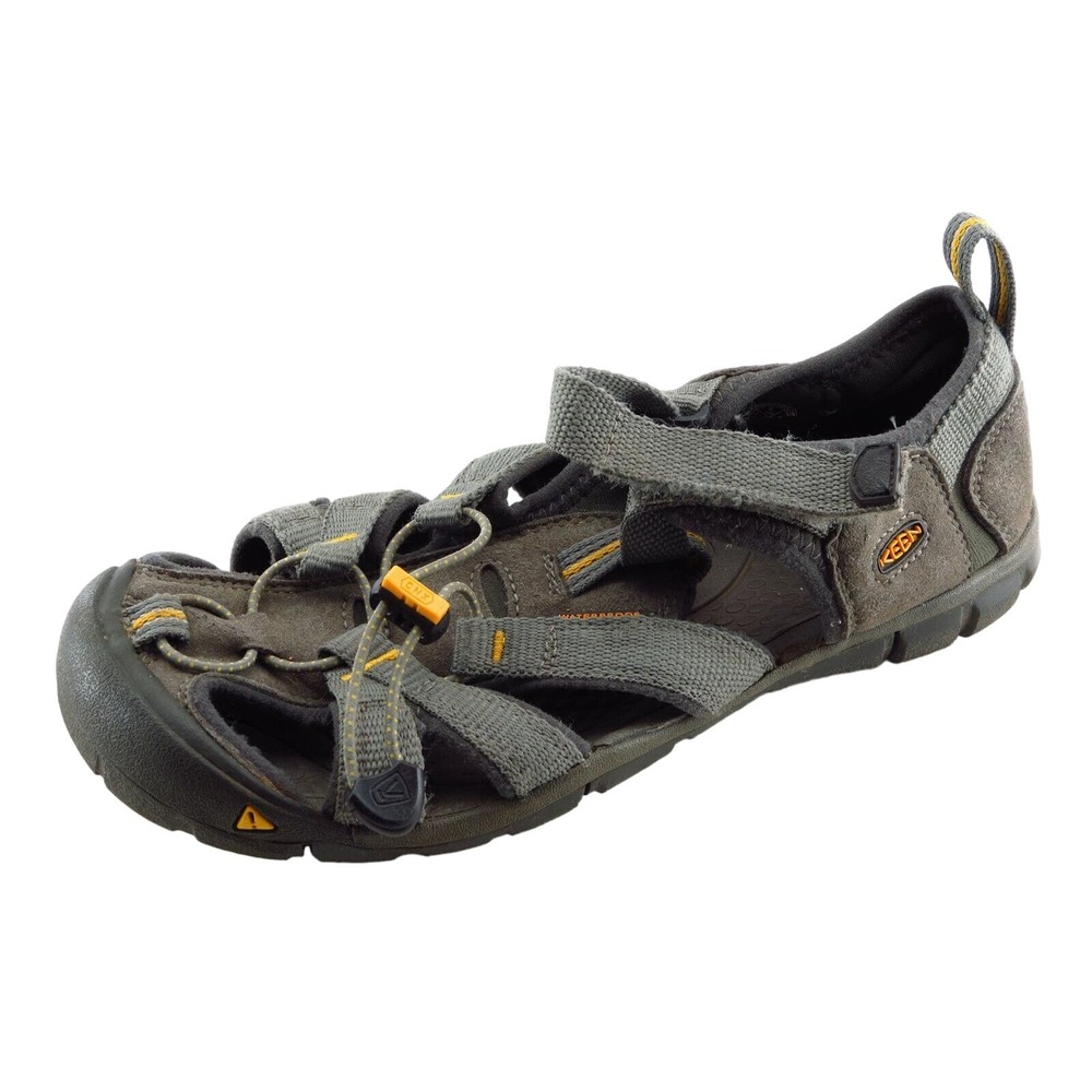 KEEN Youth Boys Shoes Size 4 M Gray Fabric Sandals